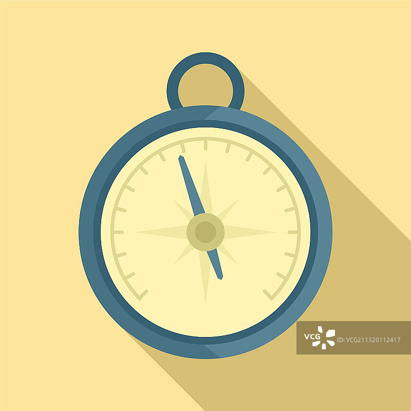 气压计扁平风格图标图片素材