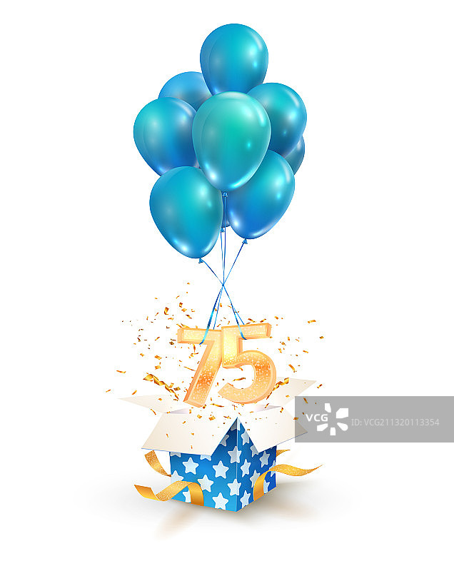 75周年庆典问候图片素材