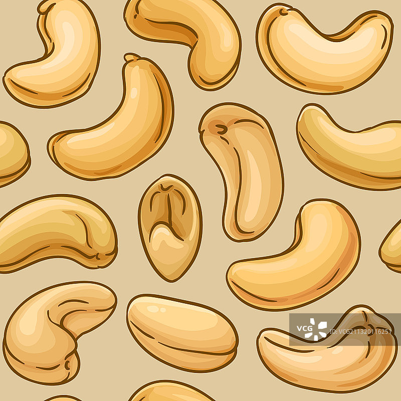 彩色背景上的腰果图案图片素材