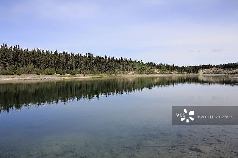 静 @ 育空河图片素材