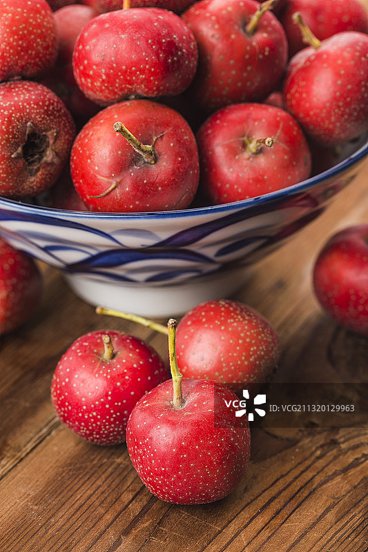 新鲜山楂图片素材