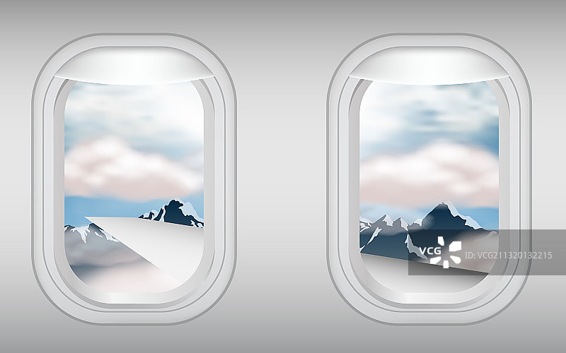 山景天空云朵图片素材