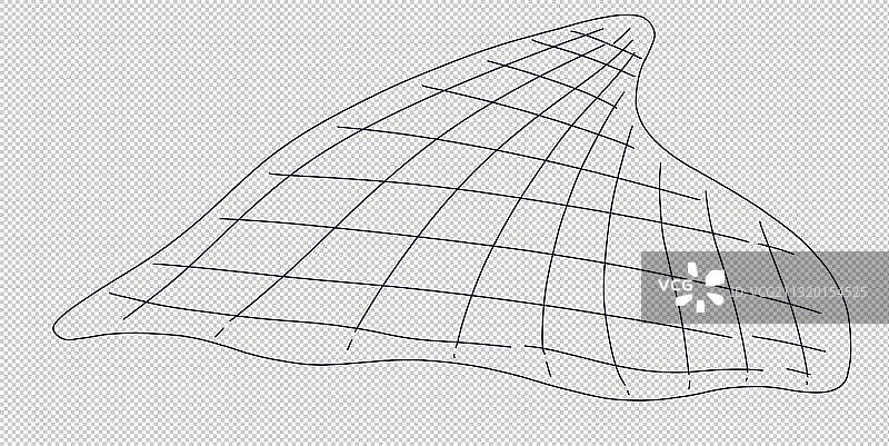 元素：撒网图片素材