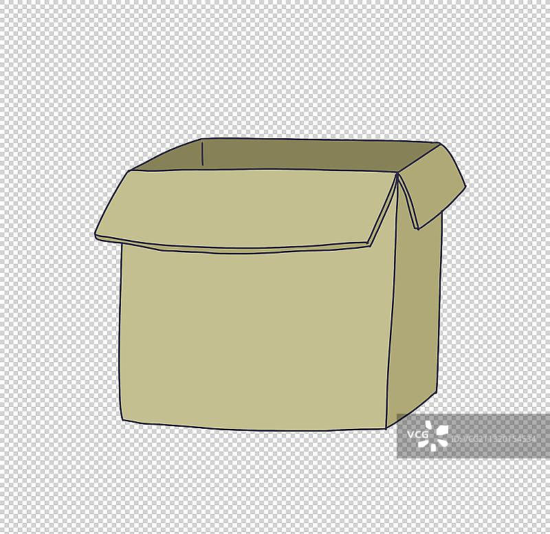 元素：空箱子图片素材