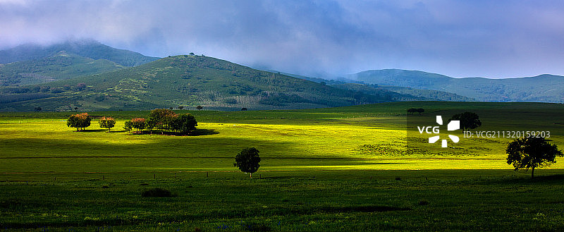 内蒙古呼伦贝尔海拉尔草原风光图片素材