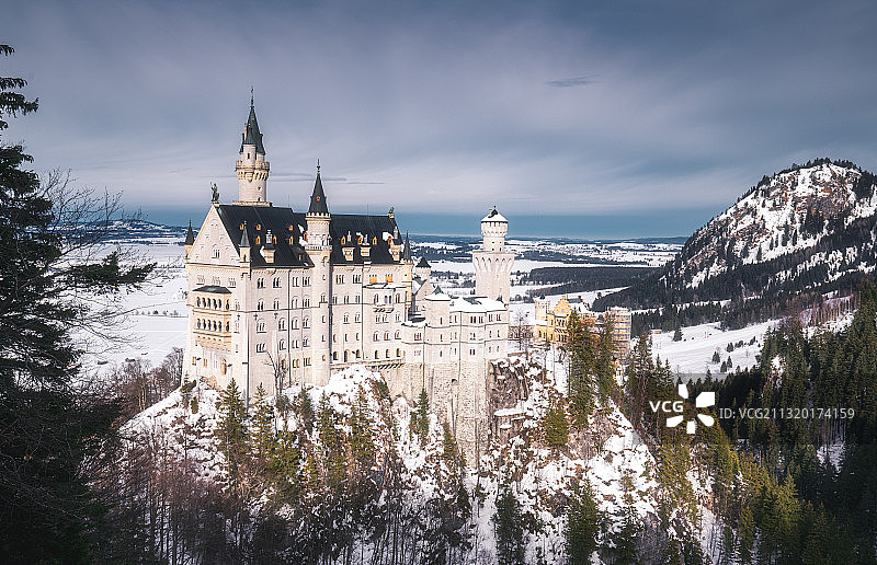 冬日城堡图片素材