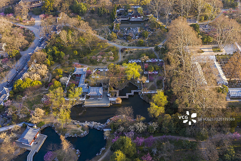 中山风景区红楼艺文苑，江苏南京图片素材