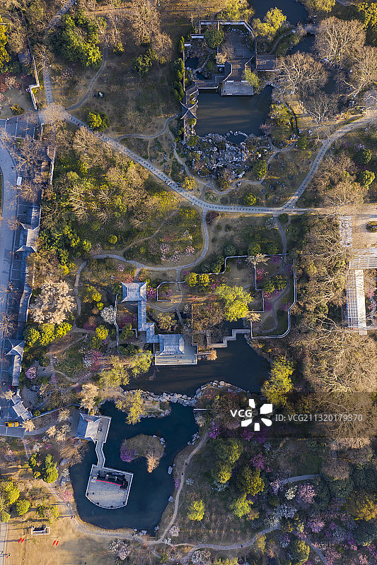 中山风景区红楼艺文苑，江苏南京图片素材