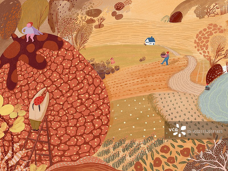 插画 收获季节图片素材