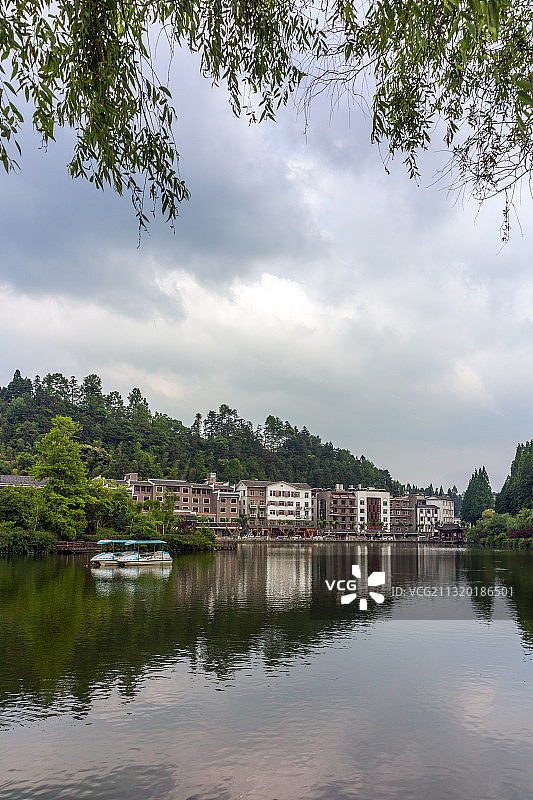 井冈山茨坪挹翠湖图片素材