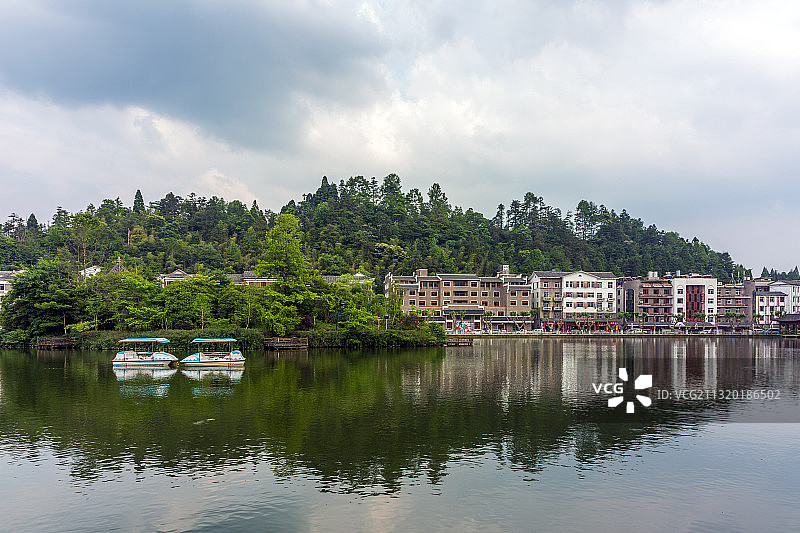 井冈山茨坪挹翠湖图片素材