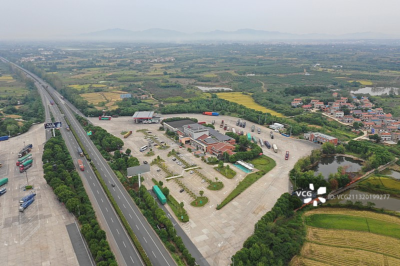 湖北孝感服务区图片素材