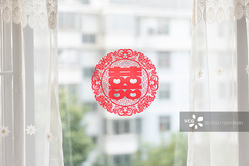 新婚双喜图片素材