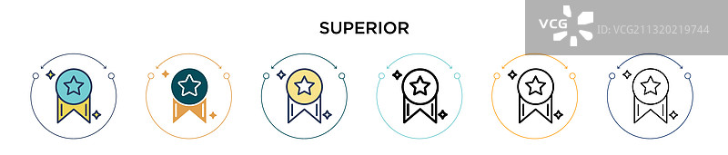 高级图标填充细线轮廓图片素材