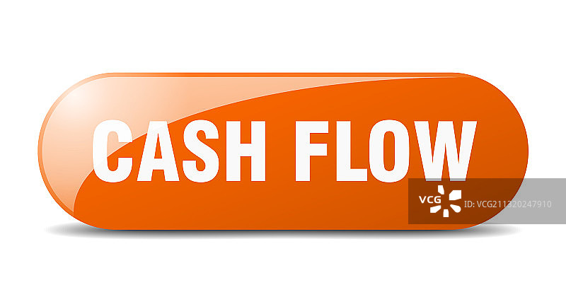 现金流按钮贴纸banner圆形玻璃标志图片素材