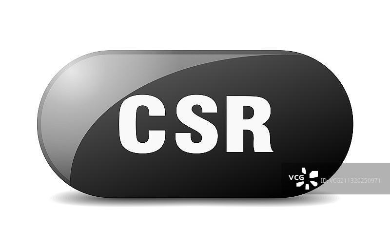 CSR按钮贴纸banner圆形玻璃标志图片素材