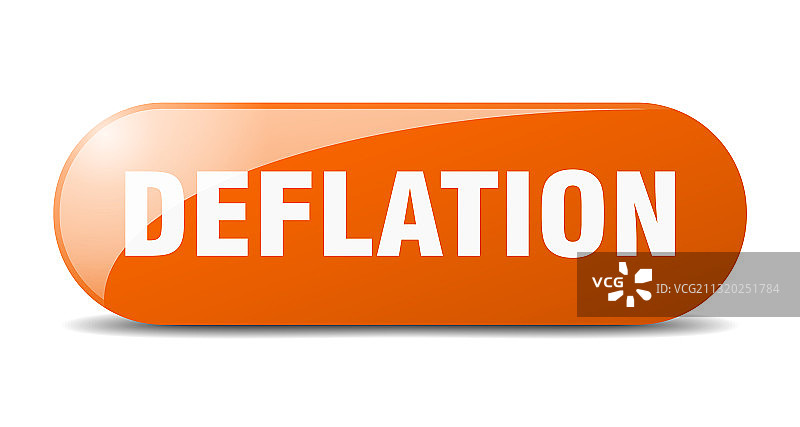 通货紧缩按钮贴纸banner圆形玻璃标志图片素材