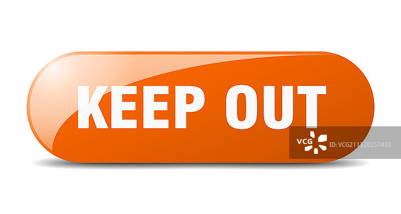 禁止入内圆形玻璃标志图片素材