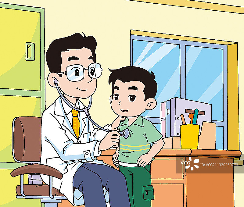 插画：诊断图片素材