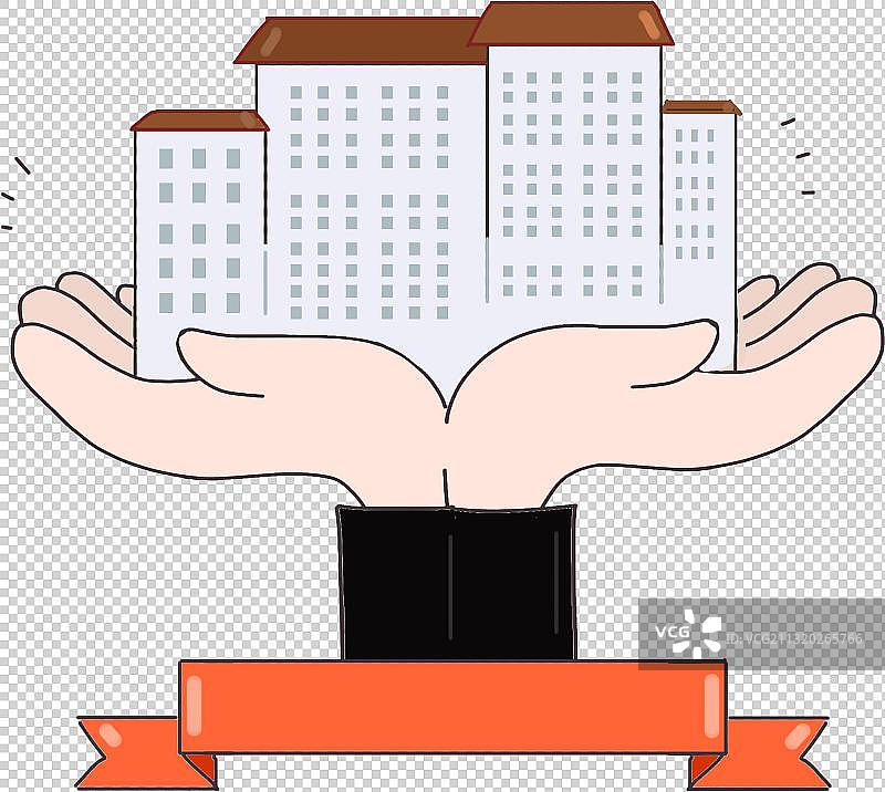 住房保障元素图片素材