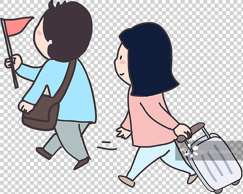 旅游出行元素图片素材
