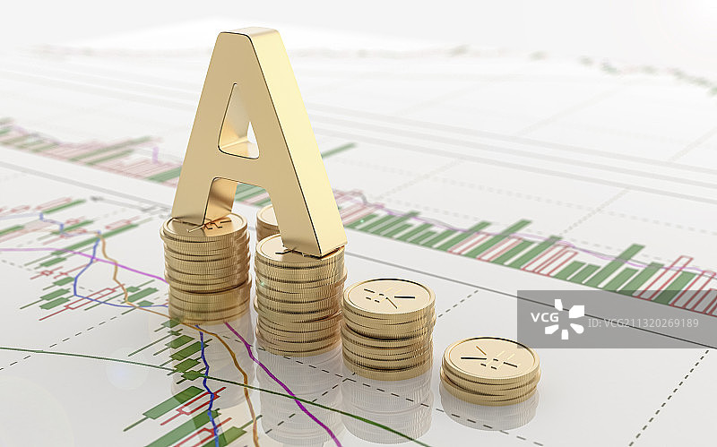 金融市场增长概念图片素材