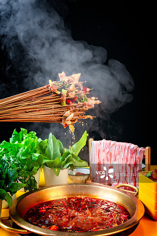 传统美食火锅图片素材