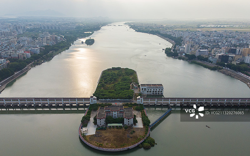 广东汕头：外砂老桥见证澄海变迁发展图片素材