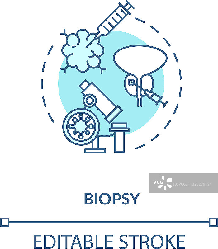 活组织检查概念图标图片素材