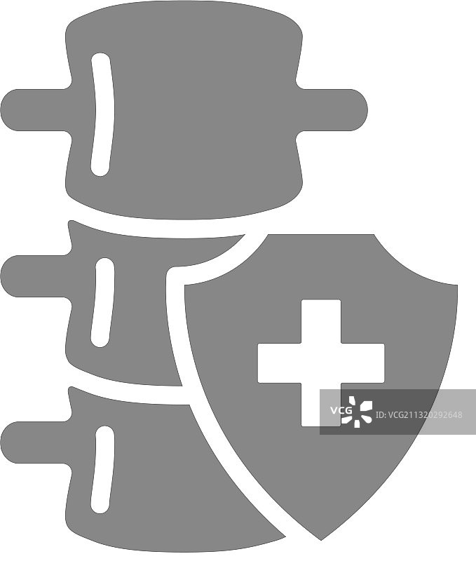 健康的脊椎保护灰色图标急救图片素材
