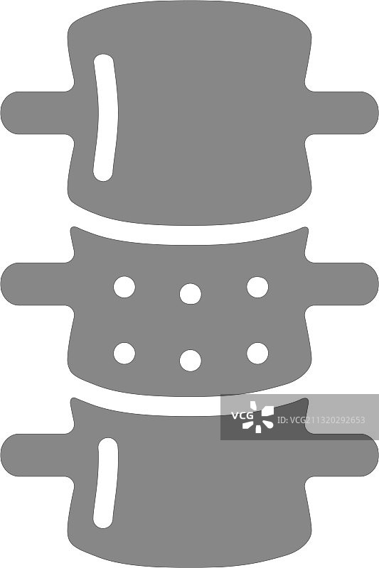 椎间疝灰色图标强直性图片素材