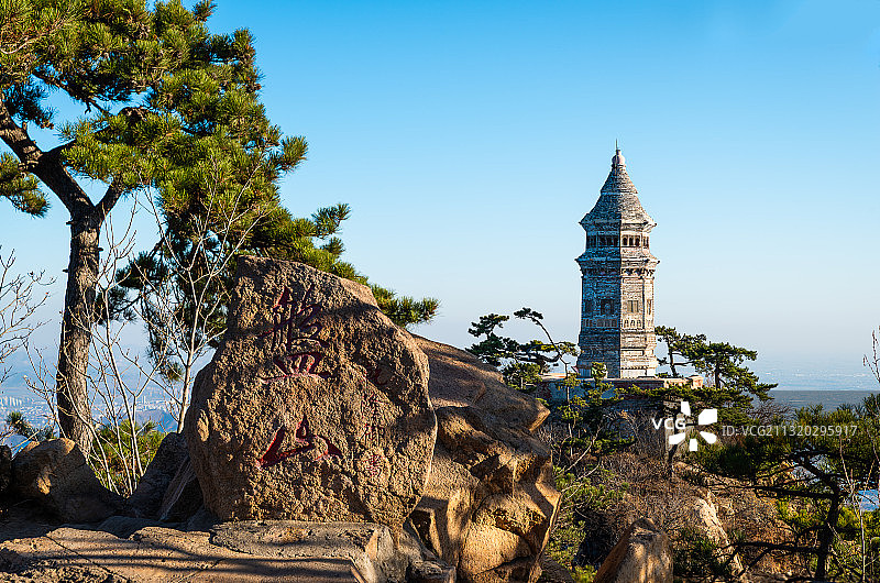 天津蓟州区盘山风景区图片素材