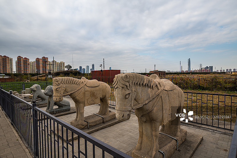 天津大沽口炮台图片素材