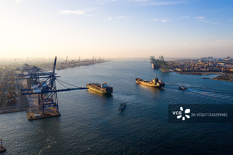 天津港图片素材