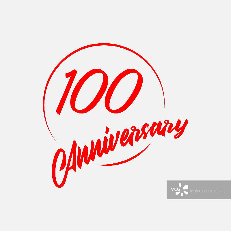 100周年纪念模板设计图片素材