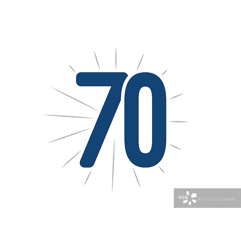 70周年纪念模板设计图片素材