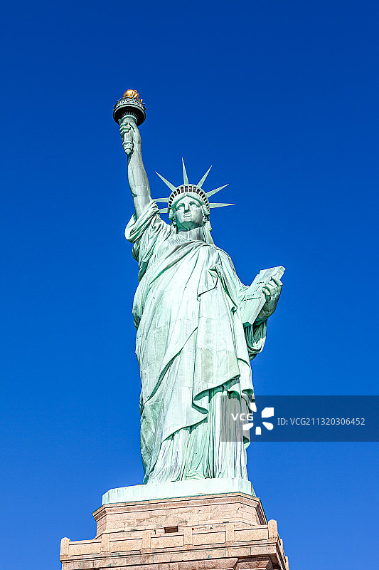 美国纽约风光，自由女神像图片素材