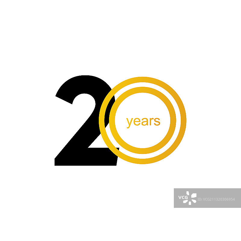 20周年庆典模板设计图片素材