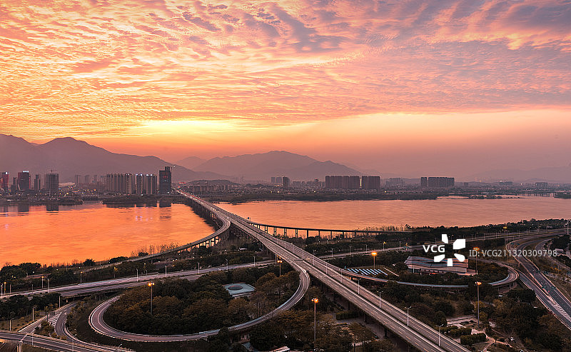 福州橘园洲大桥图片素材