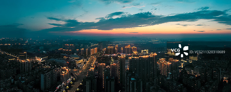 果城夜色图片素材