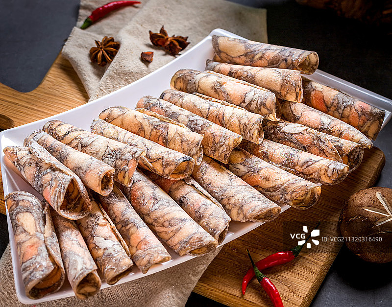 乌鸡肉卷图片素材