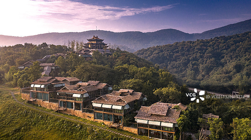 江苏句容千华古村图片素材