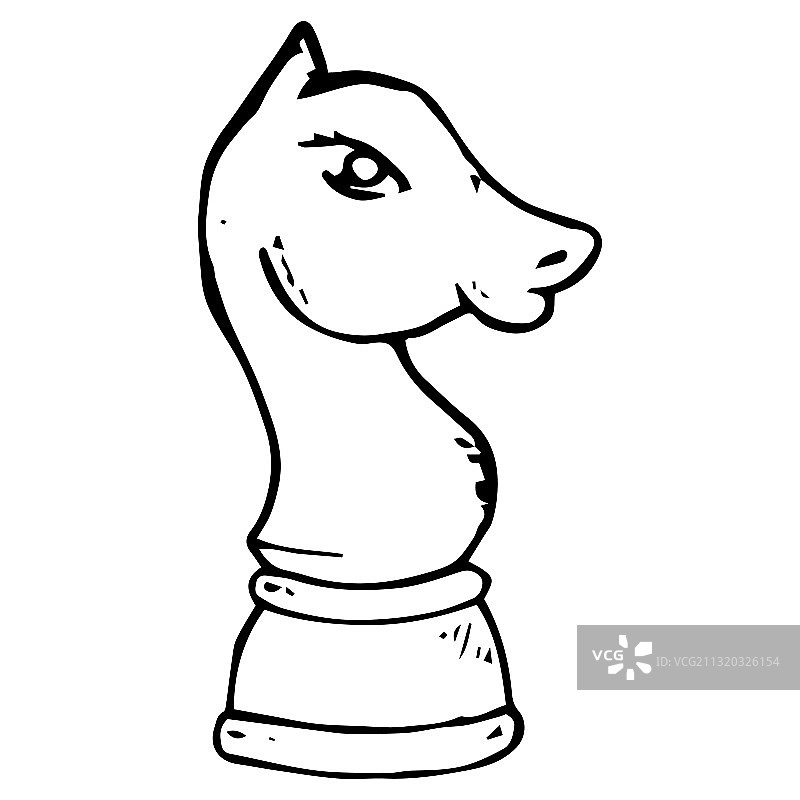 国际象棋棋子图标：马图片素材