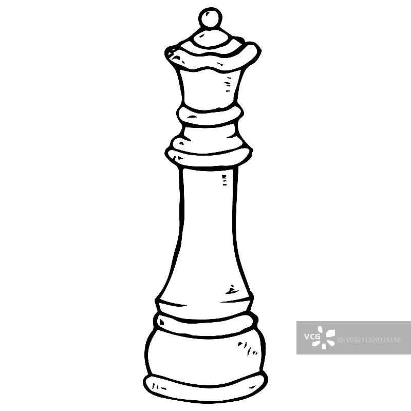 国际象棋棋子图标：女王图片素材