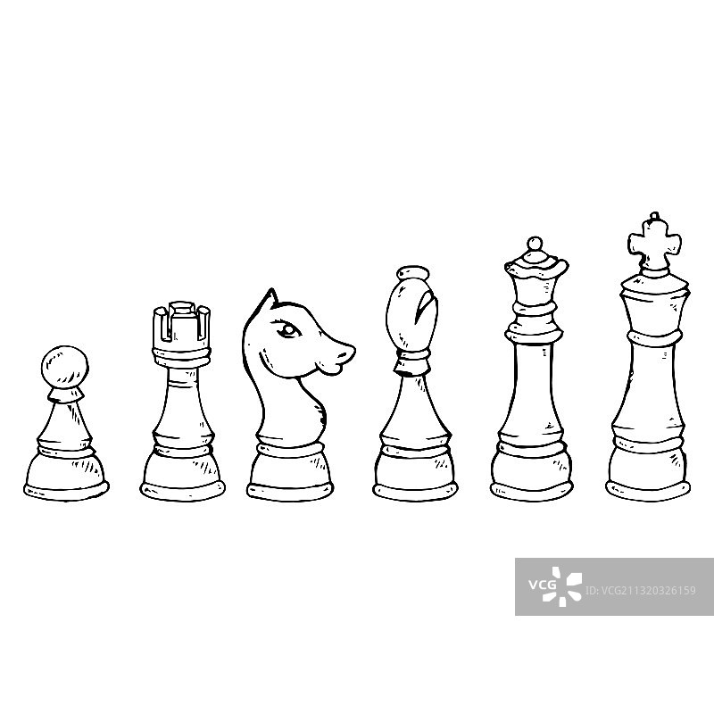 棋子图标集图片素材