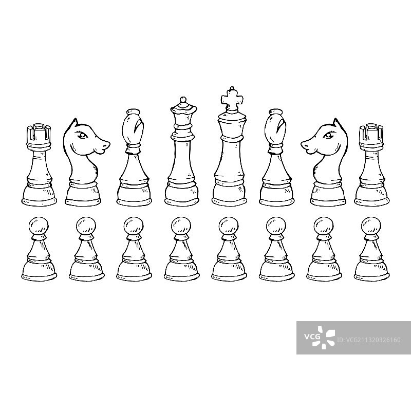 棋子图标集图片素材