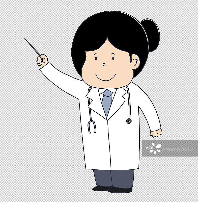 元素：女医生图片素材