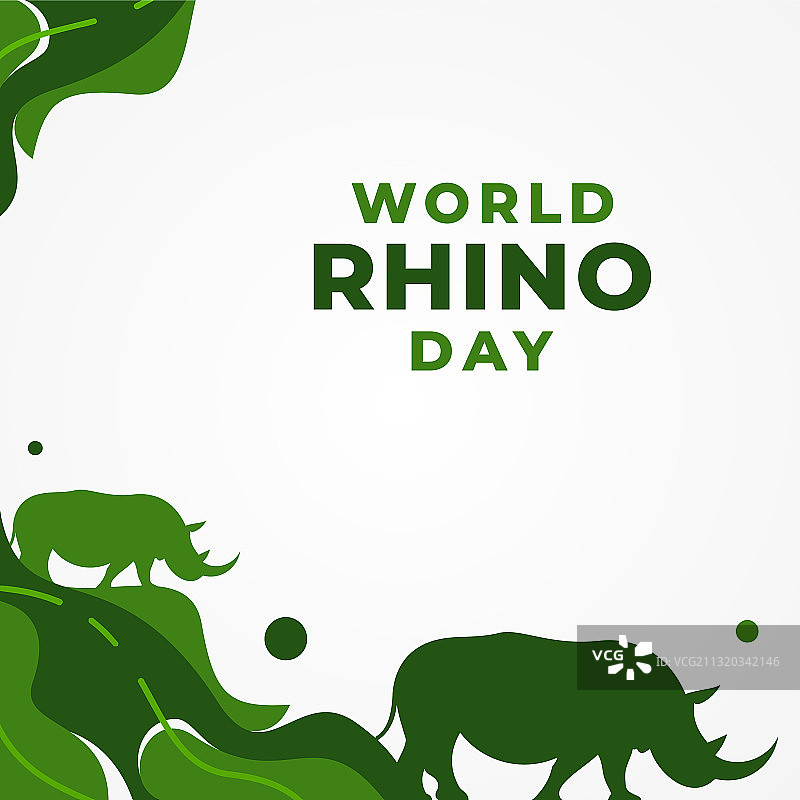 世界犀牛日庆祝设计图片素材