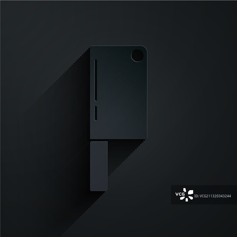 纸剪切肉刀图标图片素材