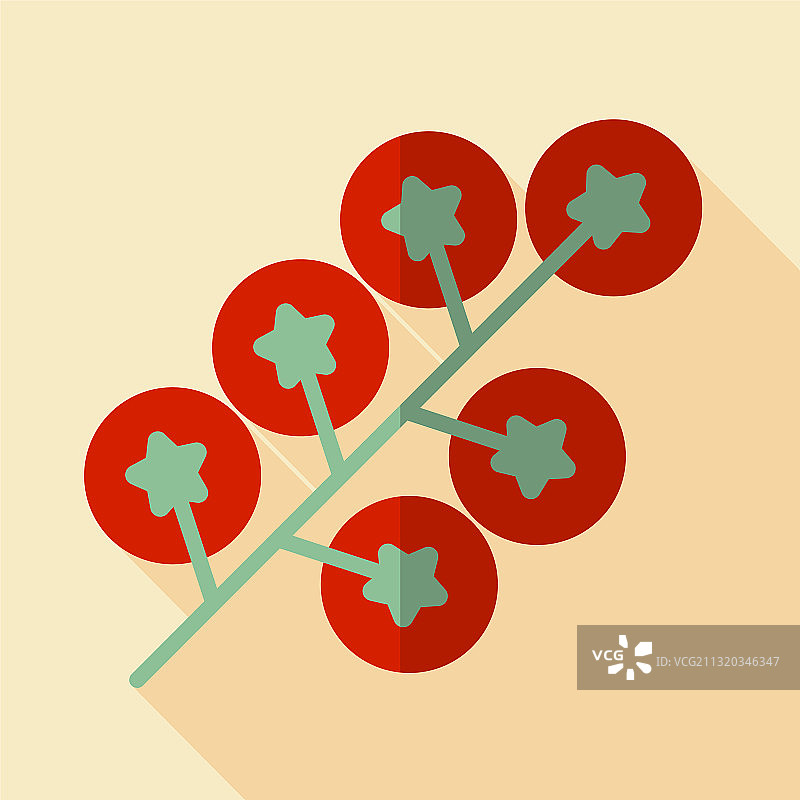 小番茄蔬菜图标符号图片素材